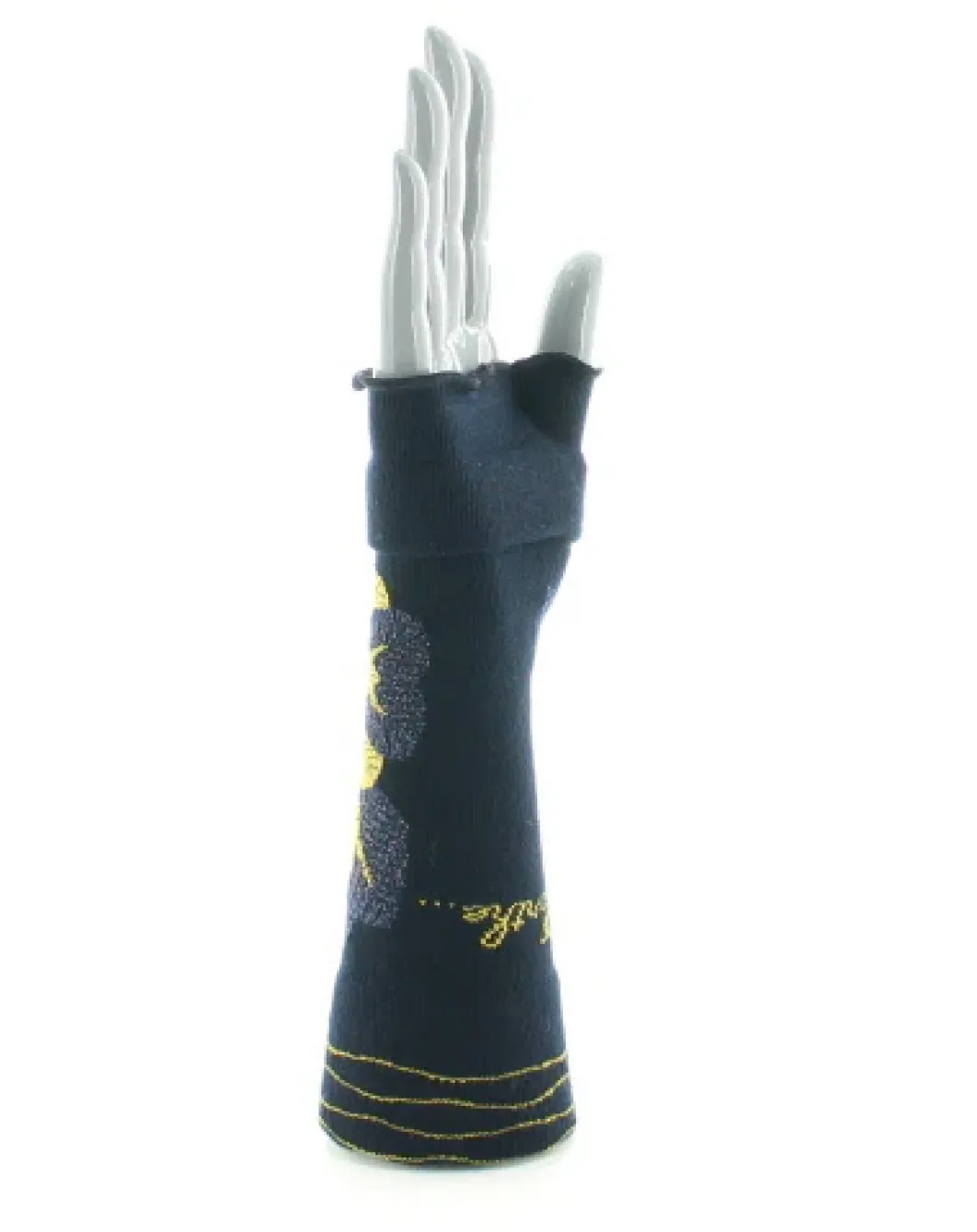 Best Berthe Aux Grands Pieds Mitaines femme coton feuilles d'or