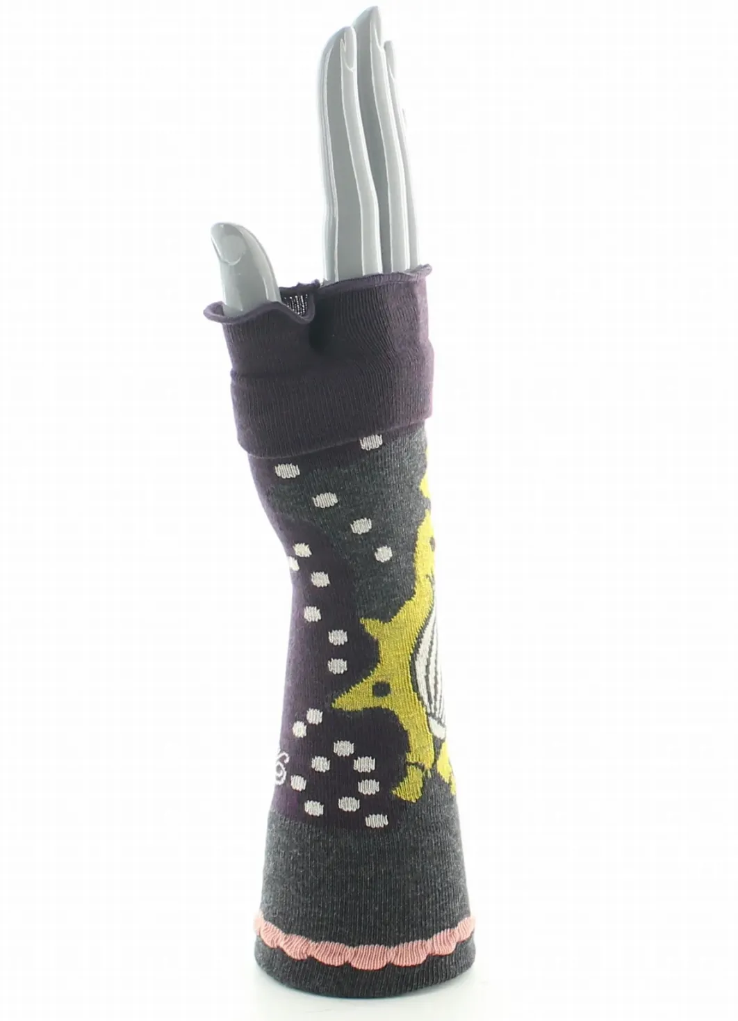 Fashion Berthe Aux Grands Pieds Mitaines femme coton fleurs closes