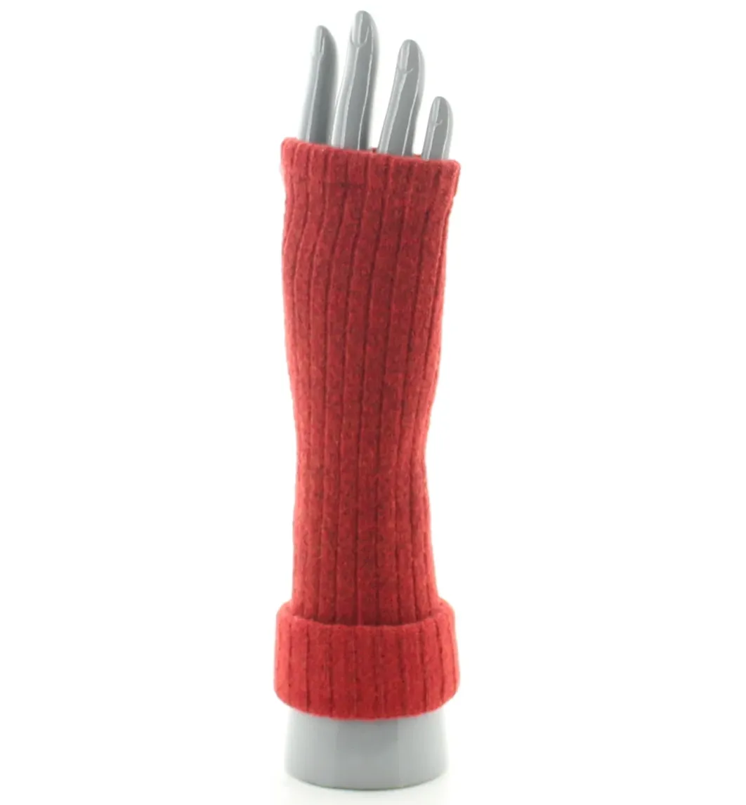 Fashion Berthe Aux Grands Pieds Mitaines femme laine et acrylique rouge