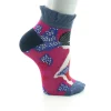 Fashion Berthe Aux Grands Pieds Socquettes bébé fil d'Ecosse fleurs sauvages