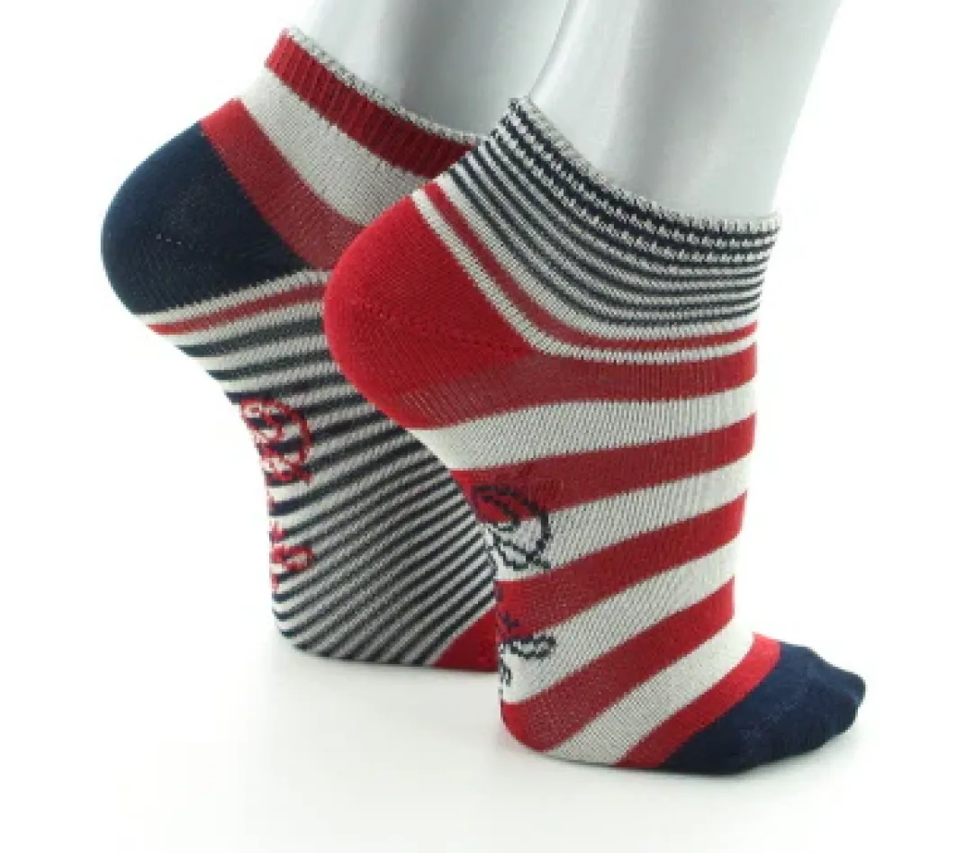 Discount Berthe Aux Grands Pieds Socquettes Bébé Rayures Asymétriques