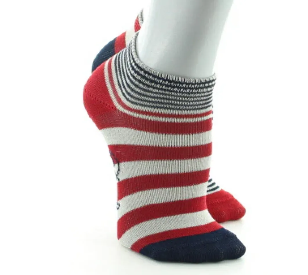 Discount Berthe Aux Grands Pieds Socquettes Bébé Rayures Asymétriques