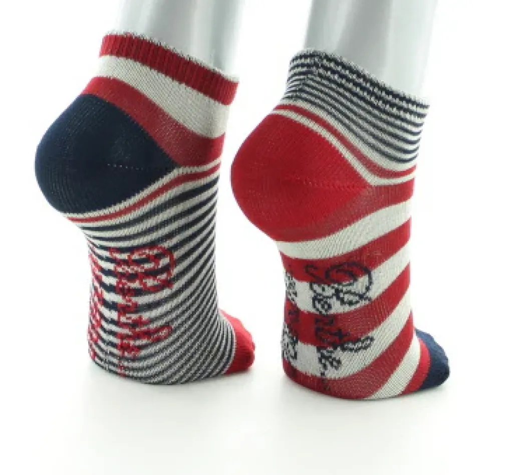 Discount Berthe Aux Grands Pieds Socquettes Bébé Rayures Asymétriques
