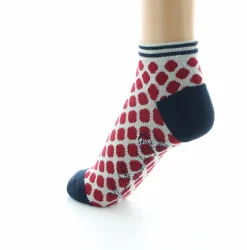 Sale Berthe Aux Grands Pieds Socquettes de sport Femme Pois Rouges