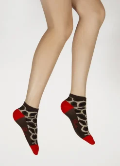 Sale Berthe Aux Grands Pieds Socquettes de sport Femme Tâches de Girafe