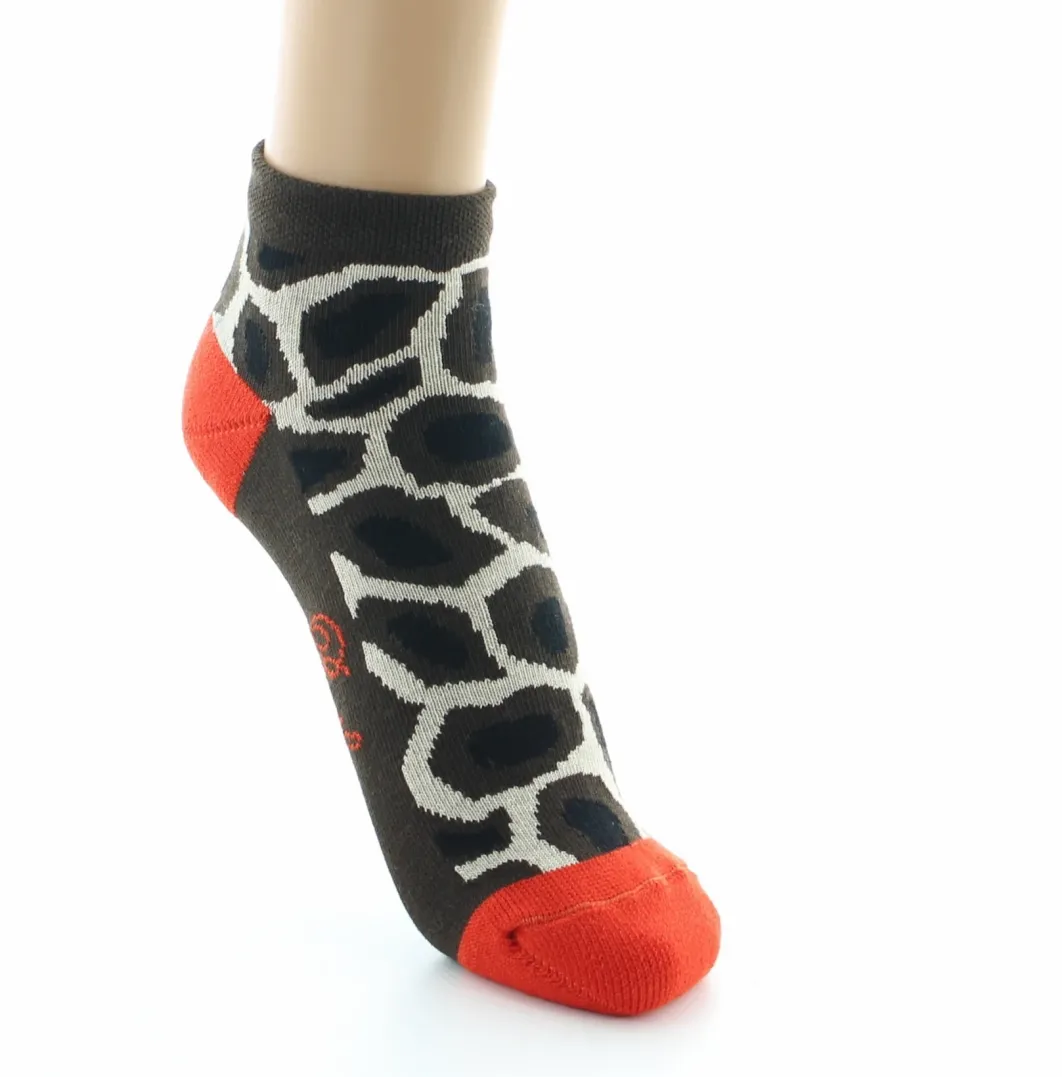 Sale Berthe Aux Grands Pieds Socquettes de sport Femme Tâches de Girafe