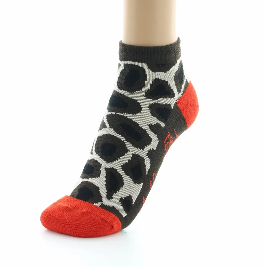 Sale Berthe Aux Grands Pieds Socquettes de sport Femme Tâches de Girafe