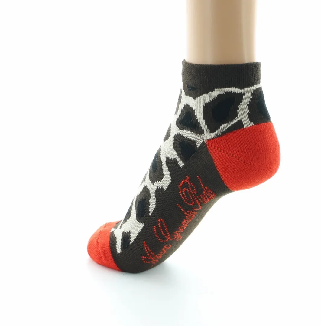 Sale Berthe Aux Grands Pieds Socquettes de sport Femme Tâches de Girafe