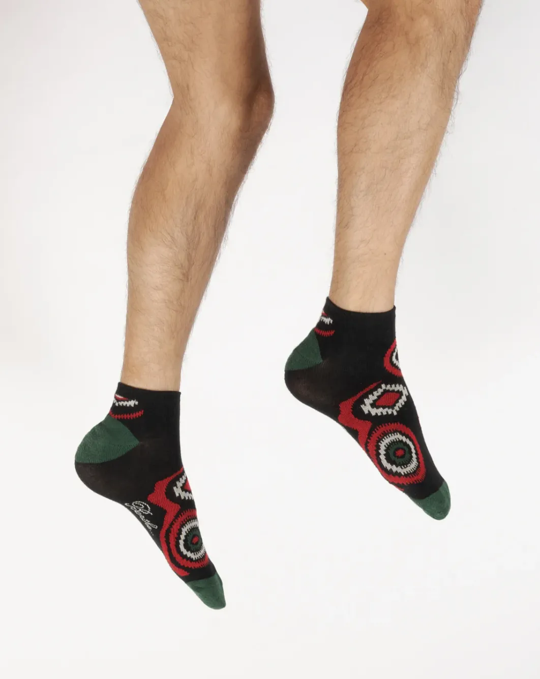 Hot Berthe Aux Grands Pieds Socquettes de sport homme coton graphisme géométrique