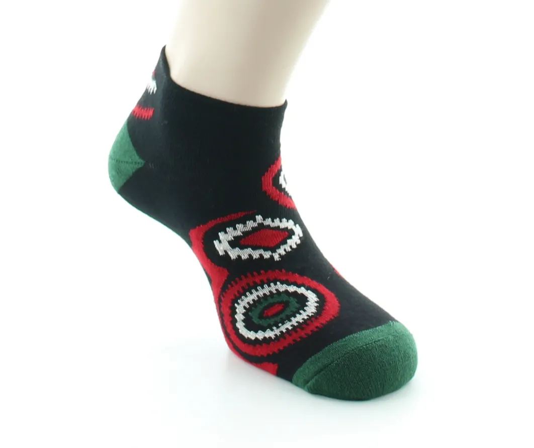 Hot Berthe Aux Grands Pieds Socquettes de sport homme coton graphisme géométrique