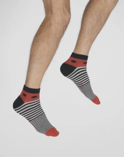 Best Berthe Aux Grands Pieds Socquettes de sport Homme Pois et Rayures