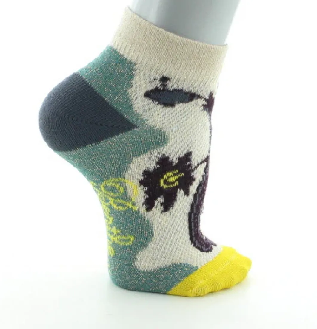 Sale Berthe Aux Grands Pieds Socquettes Enfant Mosaïque de Lisbonne
