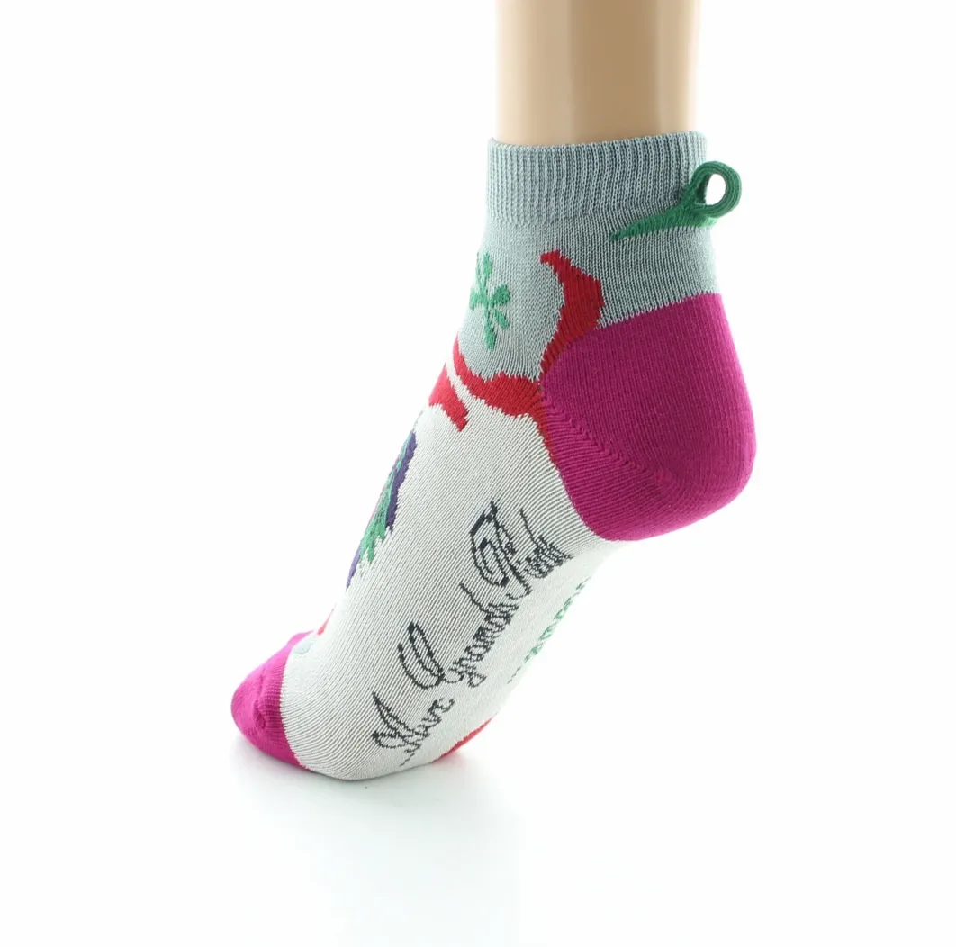 Clearance Berthe Aux Grands Pieds Socquettes Femme Boutons de Roses