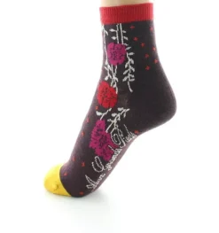 Hot Berthe Aux Grands Pieds Socquettes femme laine peignée couleurs d'automne