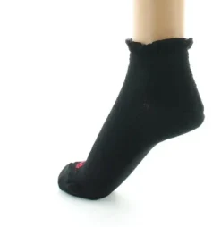 Best Berthe Aux Grands Pieds Socquettes mailles dévorées Noir