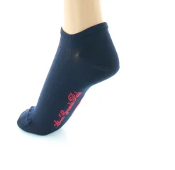 Online Berthe Aux Grands Pieds Socquettes Soie Bleu Marine